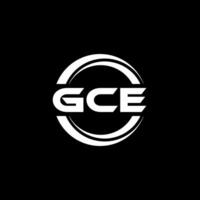 GCE logo conception, inspiration pour une unique identité. moderne élégance et Créatif conception. filigrane votre Succès avec le frappant cette logo. vecteur