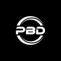 pbd logo conception, inspiration pour une unique identité. moderne élégance et Créatif conception. filigrane votre Succès avec le frappant cette logo. vecteur