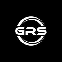 grs logo conception, inspiration pour une unique identité. moderne élégance et Créatif conception. filigrane votre Succès avec le frappant cette logo. vecteur