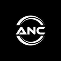 anc logo conception, inspiration pour une unique identité. moderne élégance et Créatif conception. filigrane votre Succès avec le frappant cette logo. vecteur