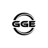 gge logo conception, inspiration pour une unique identité. moderne élégance et Créatif conception. filigrane votre Succès avec le frappant cette logo. vecteur