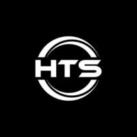 hts logo conception, inspiration pour une unique identité. moderne élégance et Créatif conception. filigrane votre Succès avec le frappant cette logo. vecteur