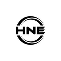 hne logo conception, inspiration pour une unique identité. moderne élégance et Créatif conception. filigrane votre Succès avec le frappant cette logo. vecteur