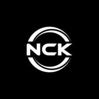 nck logo conception, inspiration pour une unique identité. moderne élégance et Créatif conception. filigrane votre Succès avec le frappant cette logo. vecteur