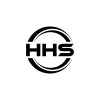 hhs logo conception, inspiration pour une unique identité. moderne élégance et Créatif conception. filigrane votre Succès avec le frappant cette logo. vecteur