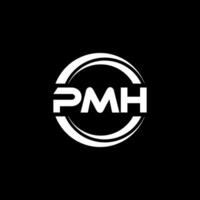 pmh logo conception, inspiration pour une unique identité. moderne élégance et Créatif conception. filigrane votre Succès avec le frappant cette logo. vecteur