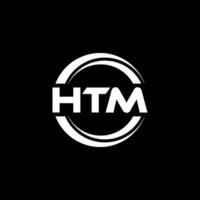 htm logo conception, inspiration pour une unique identité. moderne élégance et Créatif conception. filigrane votre Succès avec le frappant cette logo. vecteur