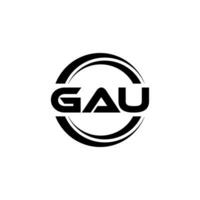 gau logo conception, inspiration pour une unique identité. moderne élégance et Créatif conception. filigrane votre Succès avec le frappant cette logo. vecteur