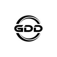 gdd logo conception, inspiration pour une unique identité. moderne élégance et Créatif conception. filigrane votre Succès avec le frappant cette logo. vecteur