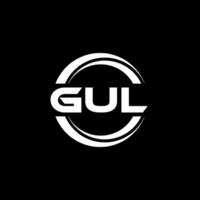 gul logo conception, inspiration pour une unique identité. moderne élégance et Créatif conception. filigrane votre Succès avec le frappant cette logo. vecteur