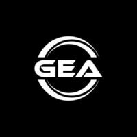 gea logo conception, inspiration pour une unique identité. moderne élégance et Créatif conception. filigrane votre Succès avec le frappant cette logo. vecteur