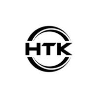 htk logo conception, inspiration pour une unique identité. moderne élégance et Créatif conception. filigrane votre Succès avec le frappant cette logo. vecteur