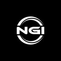 ngi logo conception, inspiration pour une unique identité. moderne élégance et Créatif conception. filigrane votre Succès avec le frappant cette logo. vecteur