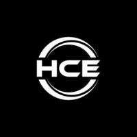 hce logo conception, inspiration pour une unique identité. moderne élégance et Créatif conception. filigrane votre Succès avec le frappant cette logo. vecteur