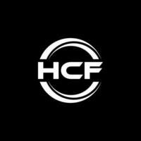 hcf logo conception, inspiration pour une unique identité. moderne élégance et Créatif conception. filigrane votre Succès avec le frappant cette logo. vecteur