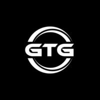 gtg logo conception, inspiration pour une unique identité. moderne élégance et Créatif conception. filigrane votre Succès avec le frappant cette logo. vecteur
