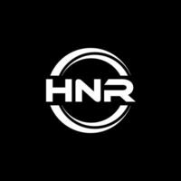 HNR logo conception, inspiration pour une unique identité. moderne élégance et Créatif conception. filigrane votre Succès avec le frappant cette logo. vecteur