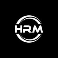 hrm logo conception, inspiration pour une unique identité. moderne élégance et Créatif conception. filigrane votre Succès avec le frappant cette logo. vecteur