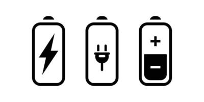 icône d'état d'alimentation de la prise de la batterie