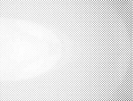 abstrait demi-teinte Contexte et grunge texture s'estomper à pois pente sur blanc Contexte. gratuit vecteur