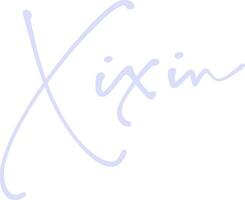 Signature séries X conception illustration vecteur