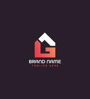 g moderne lettre logo conception concept vecteur