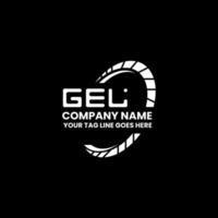 gel lettre logo Créatif conception avec vecteur graphique, gel Facile et moderne logo. gel luxueux alphabet conception