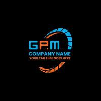 gpm lettre logo Créatif conception avec vecteur graphique, gpm Facile et moderne logo. gpm luxueux alphabet conception