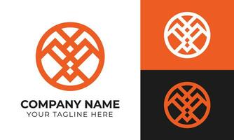 entreprise abstrait minimal affaires logo conception modèle gratuit vecteur