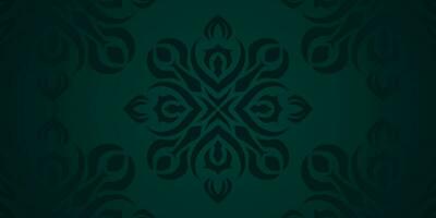 arabe motif vert Contexte vecteur