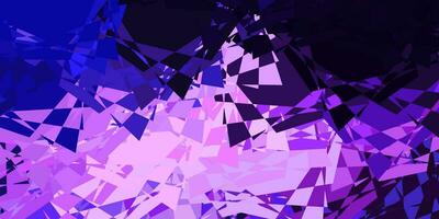 disposition de vecteur violet clair avec des formes triangulaires.