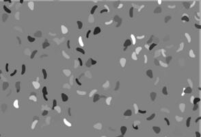toile de fond de vecteur argent clair, gris avec des formes abstraites.