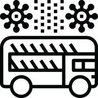 autobus transport symbole icône vecteur image. illustration de le silhouette autobus transport Publique Voyage conception image. eps dix