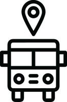 autobus transport symbole icône vecteur image. illustration de le silhouette autobus transport Publique Voyage conception image. eps dix