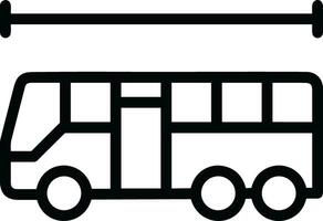 autobus transport symbole icône vecteur image. illustration de le silhouette autobus transport Publique Voyage conception image. eps dix