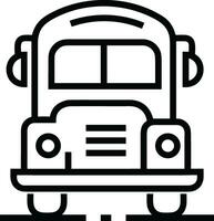 autobus transport symbole icône vecteur image. illustration de le silhouette autobus transport Publique Voyage conception image. eps dix