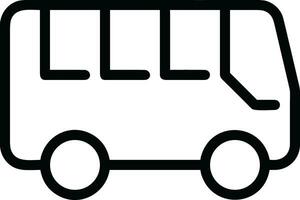 autobus transport symbole icône vecteur image. illustration de le silhouette autobus transport Publique Voyage conception image. eps dix