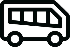 autobus transport symbole icône vecteur image. illustration de le silhouette autobus transport Publique Voyage conception image. eps dix