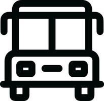 autobus transport symbole icône vecteur image. illustration de le silhouette autobus transport Publique Voyage conception image. eps dix