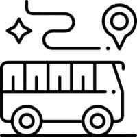 autobus transport symbole icône vecteur image. illustration de le silhouette autobus transport Publique Voyage conception image. eps dix