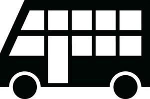 autobus transport symbole icône vecteur image. illustration de le silhouette autobus transport Publique Voyage conception image. eps dix