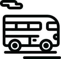 autobus transport symbole icône vecteur image. illustration de le silhouette autobus transport Publique Voyage conception image. eps dix