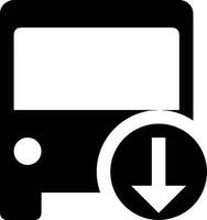 autobus transport symbole icône vecteur image. illustration de le silhouette autobus transport Publique Voyage conception image. eps dix