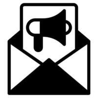 icône de marketing par e-mail vecteur