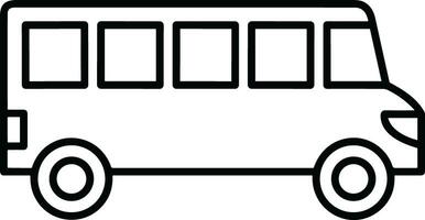 autobus transport symbole icône vecteur image. illustration de le silhouette autobus transport Publique Voyage conception image. eps dix