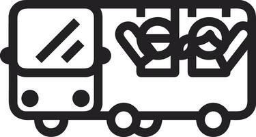 autobus transport symbole icône vecteur image. illustration de le silhouette autobus transport Publique Voyage conception image. eps dix