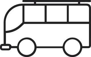 autobus transport symbole icône vecteur image. illustration de le silhouette autobus transport Publique Voyage conception image. eps dix