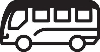 autobus transport symbole icône vecteur image. illustration de le silhouette autobus transport Publique Voyage conception image. eps dix