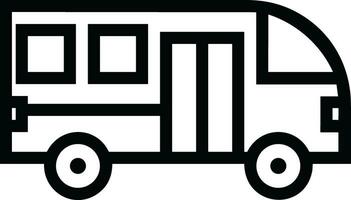 autobus transport symbole icône vecteur image. illustration de le silhouette autobus transport Publique Voyage conception image. eps dix