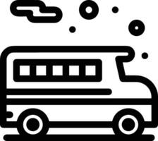 autobus transport symbole icône vecteur image. illustration de le silhouette autobus transport Publique Voyage conception image. eps dix